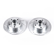 Load image into Gallery viewer, Power Stop 92-95 Volkswagen Corrado Rear Evolution Drilled & Slotted Rotors - Pair Brake Rotors - Slot & Drilled PowerStop