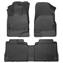 Load image into Gallery viewer, Husky Liners 10-12 Chevy Equinox/GMC Terrain WeatherBeater Combo Black Floor Liners Floor Mats - Rubber Husky Liners