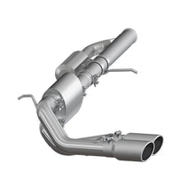 Load image into Gallery viewer, MBRP 09+ Chevrolet Silverado 1500 3in Cat Back Pre-Axle Dual Outlet w/ 4in Tip - AL Catback MBRP