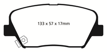 Load image into Gallery viewer, EBC 12+ Hyundai Azera 3.3 Yellowstuff Front Brake Pads Brake Pads - Performance EBC