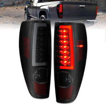 Load image into Gallery viewer, ANZO 2004-2012 Chevrolet Colorado/ GMC Canyon LED Tail Lights w/ Light Bar Black Housing Smoke Lens Tail Lights ANZO