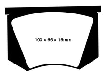 Load image into Gallery viewer, EBC 64-66 Ac Cobra 7.0 Yellowstuff Rear Brake Pads Brake Pads - Performance EBC