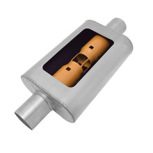 Load image into Gallery viewer, Gibson MWA 2.5in. Offset/ 2.5in. Center 14in. Oval Muffler Muffler Gibson