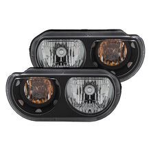 Load image into Gallery viewer, ANZO 2008-2014 Dodge Challenger Crystal Headlights Black Headlights ANZO