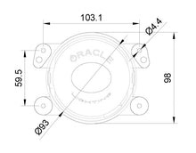 Load image into Gallery viewer, Oracle 100mm 15W Driving Beam LED Emitter - 6000K SEE WARRANTY Light Accessories and Wiring ORACLE Lighting