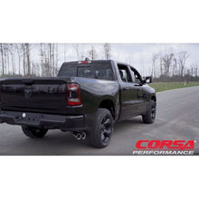 Load image into Gallery viewer, Corsa 19-24 Ram 1500 5.7L Crew Cab w/57in or 76in Bed Cat-Back Single Side Exit 4in PolishedDual Tip Catback CORSA Performance