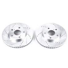Load image into Gallery viewer, Power Stop 92-01 Lexus ES300 Front Evolution Drilled & Slotted Rotors - Pair Brake Rotors - Slot & Drilled PowerStop