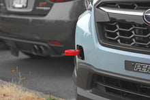 Load image into Gallery viewer, Perrin 2022 Subaru WRX / 18-21 Crosstrek / 14-21 Forester Tow Hook Kit (Front) - Red Tow Hooks Perrin Performance