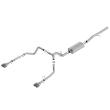 Load image into Gallery viewer, Borla 19 Chevrolet Silverado/GMC Sierra 1500 6.2L SS Touring Catback Exhaust - Carbon Fiber Tips Catback Borla