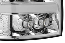 Load image into Gallery viewer, AlphaRex 07-13 Chevy 1500HD NOVA LED Proj Headlights Plank Style Chrm w/Activ Light/Seq Signal Headlights AlphaRex