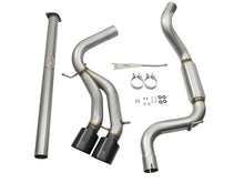 Load image into Gallery viewer, aFe Takeda 3in SS Exhaust Cat-Back 13-16 Ford Focus ST 2.0L Black Tips Catback aFe