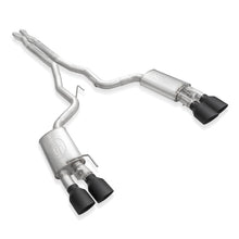 Load image into Gallery viewer, Stainless Works 2020 Ford GT500 Redline Catback X-Pipe Exhaust Factory Connect - Black Tips Catback Stainless Works