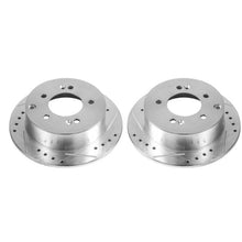 Load image into Gallery viewer, Power Stop 10-13 Kia Forte Rear Evolution Drilled & Slotted Rotors - Pair Brake Rotors - Slot & Drilled PowerStop