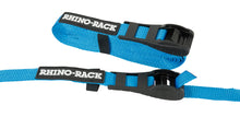 Load image into Gallery viewer, Rhino-Rack Rapid Tie Down Straps w/Buckle Protector - 5.5m/18ft - Pair - Blue Cargo Tie-Downs Rhino-Rack