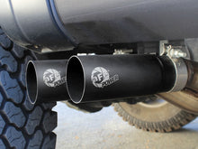 Load image into Gallery viewer, aFe Rebel Exhausts 3in SS Cat-Back 09-14 Ford F-150 4.6/5.0/5.4L w/ Black Tips Catback aFe