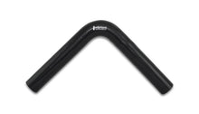 Load image into Gallery viewer, Vibrant 4 Ply Reinforced Silicone Elbow Connector - 1in ID x 8in Leg 90 Deg Elbow (BLACK) Silicone Couplers & Hoses Vibrant