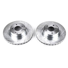 Load image into Gallery viewer, Power Stop 03-06 Mercedes-Benz CL500 Front Evolution Drilled & Slotted Rotors - Pair Brake Rotors - Slot & Drilled PowerStop