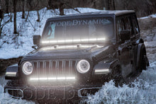 Load image into Gallery viewer, Diode Dynamics 18-21 Jeep JL Wrangler/Gladiator SS50 Hood LED Light Bar Kit - White Combo Light Bars & Cubes Diode Dynamics