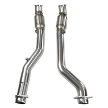 Load image into Gallery viewer, Kooks 2018+ Jeep Grand Cherokee TrackHawk 6.2L 3in Inlet x 3in OEM Outlet Catted SS Connection Pipes Connecting Pipes Kooks Headers