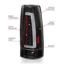 Load image into Gallery viewer, ANZO 1999-2000 Cadillac Escalade LED Taillights Black Housing Clear Lens Pair Tail Lights ANZO