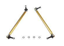Load image into Gallery viewer, Whiteline 10+ Chevy Camaro FR Coupe Front Sway Bar - Link Assy H/D Adj Steel Ball (380mm C to C) Sway Bar Endlinks Whiteline