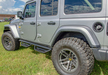Load image into Gallery viewer, N-Fab Podium LG 2018 Jeep Wrangler JL 4DR SUV - Full Length - Tex. Black - 3in Side Steps N-Fab
