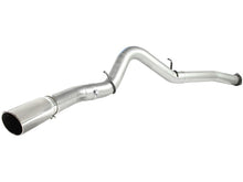 Load image into Gallery viewer, aFe ATLAS 5in DPF-Back Alum Steel Exhaust System Polished Tip GM Diesel Trucks 7.5-10 V8-6.6L td LMM DPF Back aFe