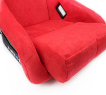 Load image into Gallery viewer, NRG FRP Bucket Seat ULTRA Edition - Medium (Red Alcantara/Pearlized Back) Race Seats NRG