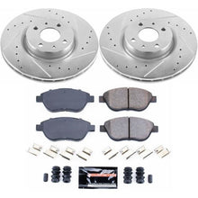 Load image into Gallery viewer, Power Stop 12-18 Fiat 500 Front Z23 Evolution Sport Brake Kit Brake Kits - Performance D&S PowerStop