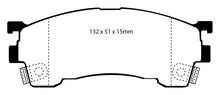 Load image into Gallery viewer, EBC 93-97 Ford Probe 2.0 16v Yellowstuff Front Brake Pads Brake Pads - Performance EBC