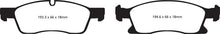 Load image into Gallery viewer, EBC 11+ Dodge Durango 3.6 Yellowstuff Front Brake Pads Brake Pads - Performance EBC