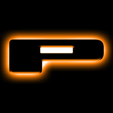 Load image into Gallery viewer, ORACLE Lighting Universal Illuminated LED Letter Badges - Matte Blk Surface Finish - P SEE WARRANTY Light Accessories and Wiring ORACLE Lighting