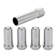 Load image into Gallery viewer, McGard Wheel Lock Nut Set - 4pk. (Tuner / Cone Seat) 1/2-20 / 13/16 Hex / 1.60in. Length - Chrome Lug Nuts McGard