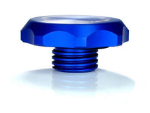 Load image into Gallery viewer, Sinister Diesel 08-10 Ford 6.4L Billet Blue Cap Kit Oil Caps Sinister Diesel
