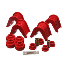 Load image into Gallery viewer, Energy Suspension 76-77 Ford Bronco/66-72 F-100/F-150 Red 4 Deg Offset Complete 14 Pc C-Bushing Set Bushing Kits Energy Suspension