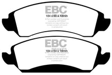 Load image into Gallery viewer, EBC 09-14 Cadillac Escalade 6.0 Hybrid Yellowstuff Front Brake Pads Brake Pads - Performance EBC