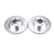 Load image into Gallery viewer, Power Stop 89-95 BMW 525i Front Evolution Drilled & Slotted Rotors - Pair Brake Rotors - Slot & Drilled PowerStop