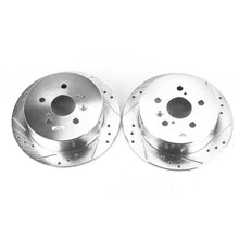 Load image into Gallery viewer, Power Stop 04-06 Lexus RX330 Rear Evolution Drilled & Slotted Rotors - Pair Brake Rotors - Slot & Drilled PowerStop