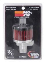 Load image into Gallery viewer, K&N Steel Base Crankcase Vent Filter 0.375in Vent OD x 2in OD x 1.5in Height Air Filters - Universal Fit K&N Engineering