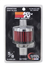 Load image into Gallery viewer, K&N 0.625 inch ID 2 inch OD 1.5 inch H Clamp On Crankcase Vent Filter Air Filters - Universal Fit K&N Engineering