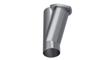 Load image into Gallery viewer, QTP 3in Weld-On QTEC Exhaust Cutout Y-Pipe Y Pipes QTP