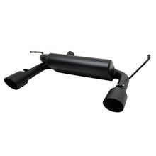 Load image into Gallery viewer, Gibson 07-17 Jeep Wrangler JK Rubicon 3.8L 2.5in Cat-Back Dual Split Exhaust - Black Elite (Ceramic) Catback Gibson
