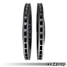 Load image into Gallery viewer, 034 Motorsport 2-Piece Floating Rear Brake Rotor Upgrade Kit for the Audi B8 & B8.5 S4/S5 Brake Rotors - Slot & Drilled 034 Motorsport