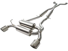 Load image into Gallery viewer, aFe Takeda 2-1/2in 304SS Cat-Back Exhaust Infiniti G37 08-13/Q60 14-15 V6-3.7 w/ Polished Tips Catback aFe