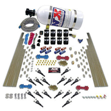Load image into Gallery viewer, Nitrous Express Shark Dual Stage/Gas 16 Nozzles 8 Solenoids Nitrous Kit (200-1200HP) w/10lb Bottle Nitrous Systems Nitrous Express