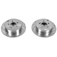 Load image into Gallery viewer, Power Stop 04-08 Mitsubishi Endeavor Rear Evolution Drilled & Slotted Rotors - Pair Brake Rotors - Slot & Drilled PowerStop