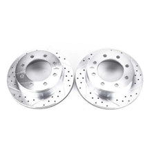 Load image into Gallery viewer, Power Stop 02-06 Chevrolet Avalanche 2500 Rear Evolution Drilled & Slotted Rotors - Pair Brake Rotors - Slot & Drilled PowerStop