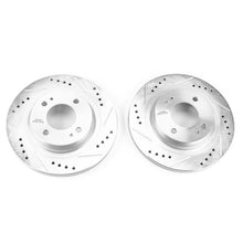 Load image into Gallery viewer, Power Stop 17-18 Mitsubishi Mirage Front Evolution Drilled & Slotted Rotors - Pair Brake Rotors - Slot & Drilled PowerStop
