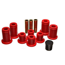Load image into Gallery viewer, Energy Suspension Frt Control Arm Bushing Set - Red Bushing Kits Energy Suspension
