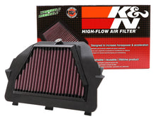 Load image into Gallery viewer, K&N 08-09 Yamaha YZF R6 Replacement Air Filter Air Filters - Drop In K&N Engineering